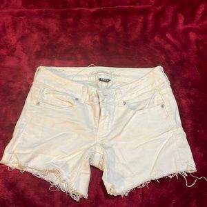 White American eagle shorts size 4